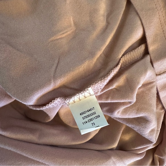 Soma NWT Cool Nights Pajamas Pink Long Sleeve Top with Black Champagne Pants XL - Picture 6 of 7